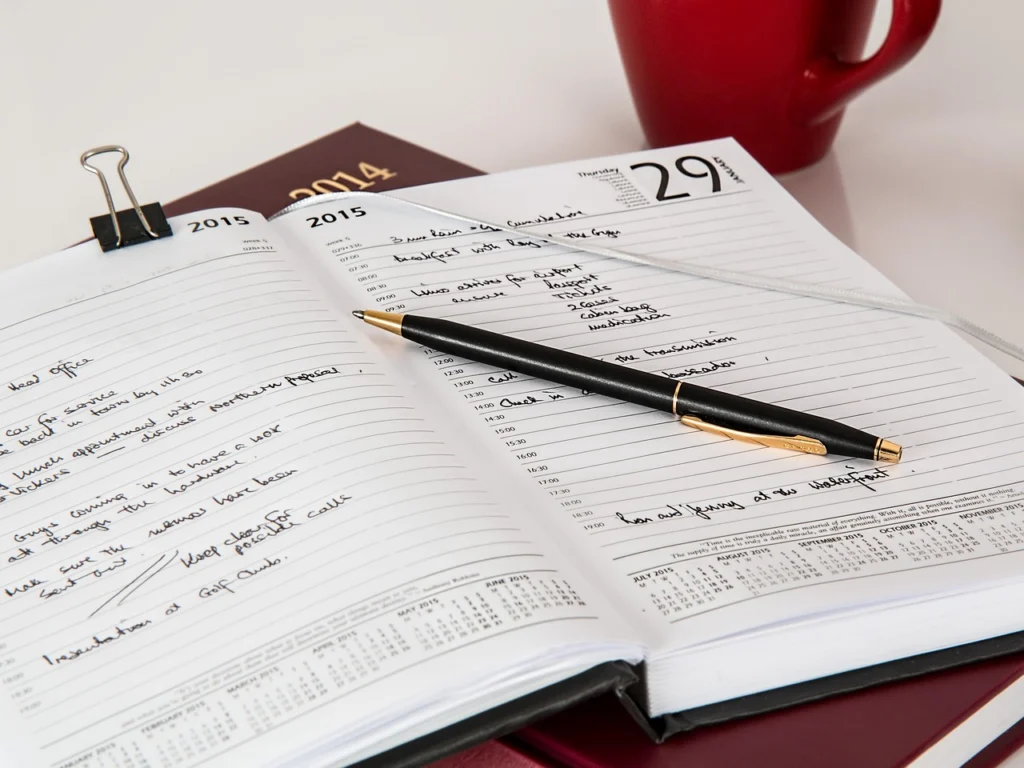 Calendar with a reminder marked for the end of a 0% APR card intro period